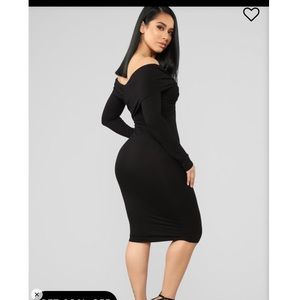 Cross my mind midi dress